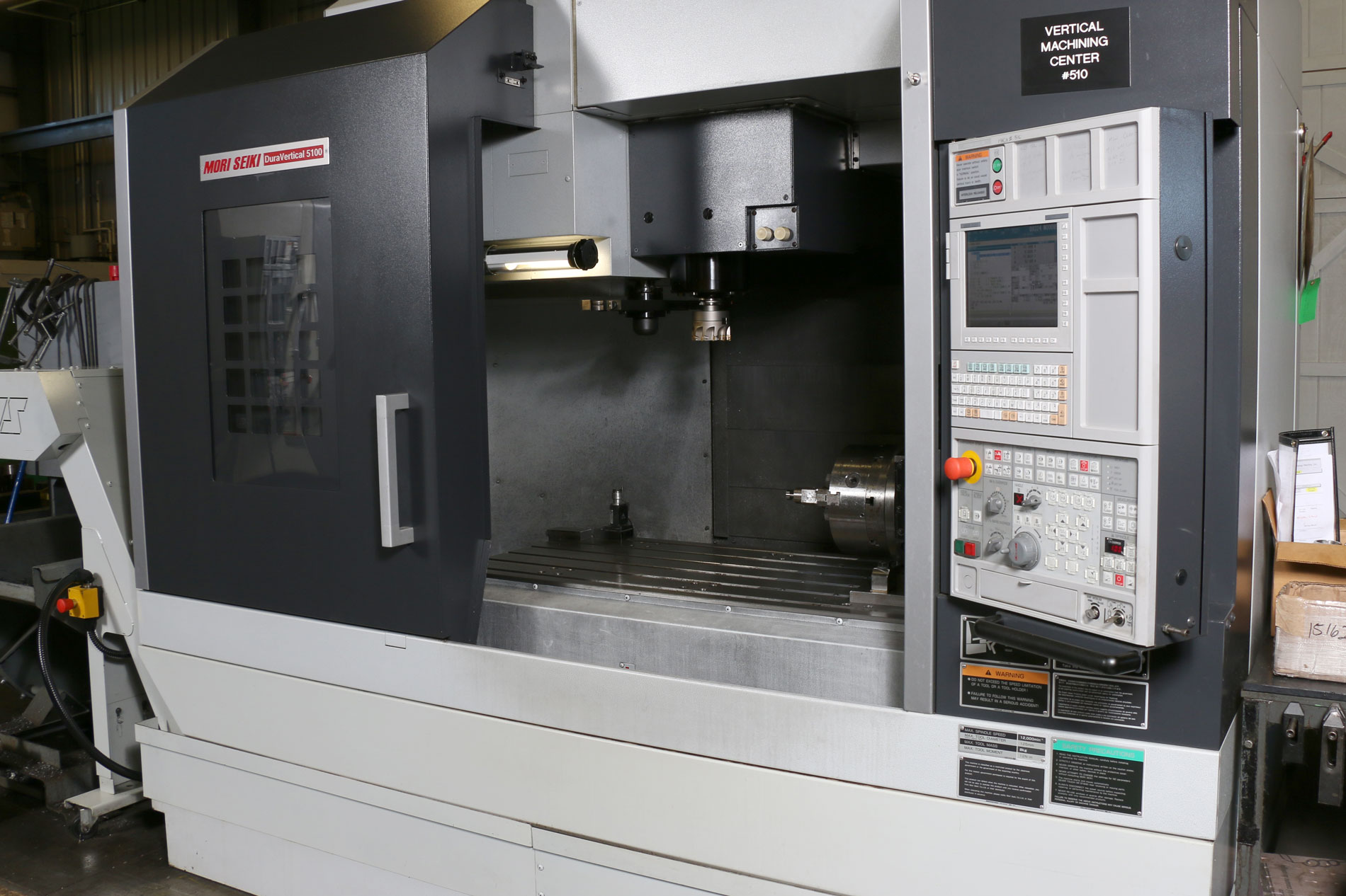 Kodiak's Mori Seiki DuraVertical 5100 machining centre
