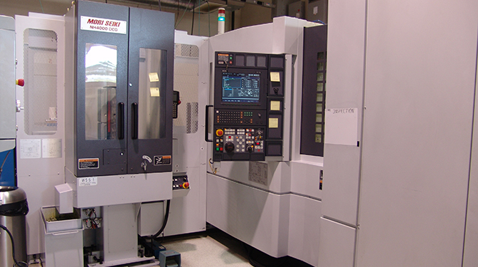 Kodiak's Mori Seiki NH4000 horizontal machining cell