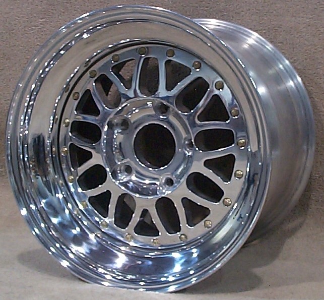 Polished Kodiak RT modular racing wheel
